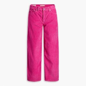 NWT Levi’s Baggy Dad corduroy pants - pink